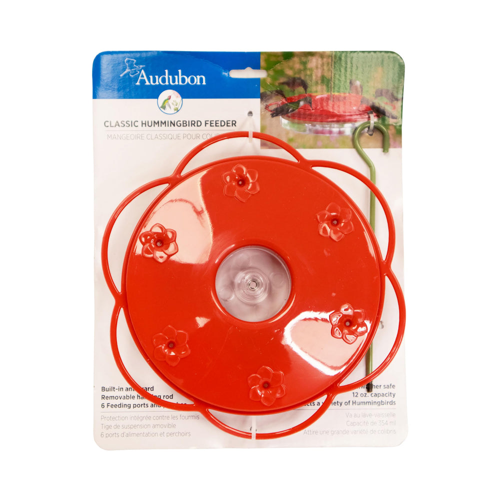Woodlink Hummingbird Feeder NAH1 in a garden setting