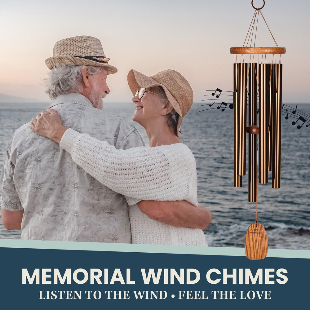 Woodstock wind chime in kraft gift box
