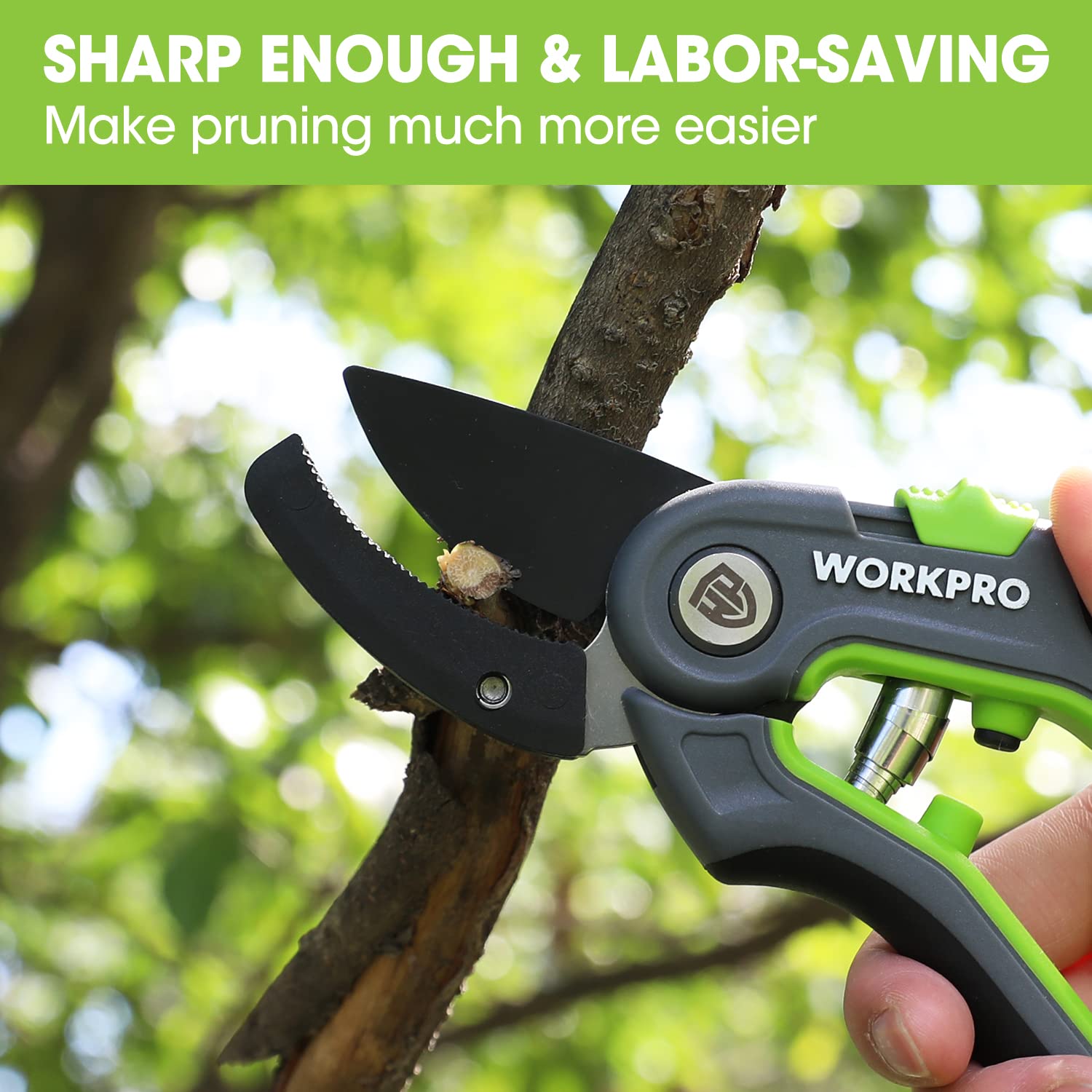 WORKPRO 8-inch shears with packaging details