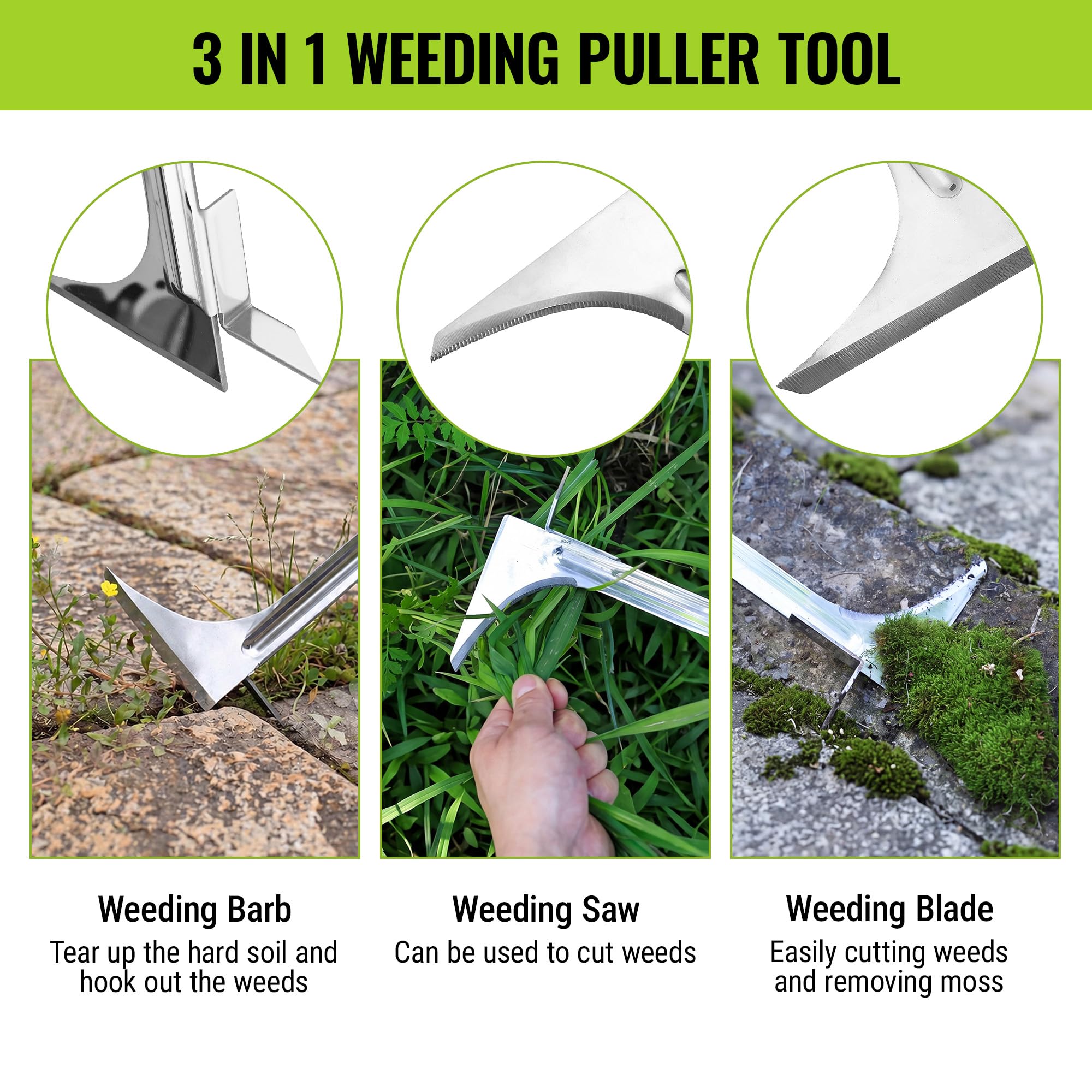 WORKPRO Crack Weeder displayed on a wooden surface