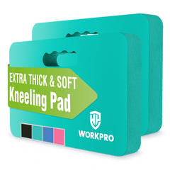 WORKPRO Extra Thick Kneeling Pad in Robin's Egg Blue, top view
