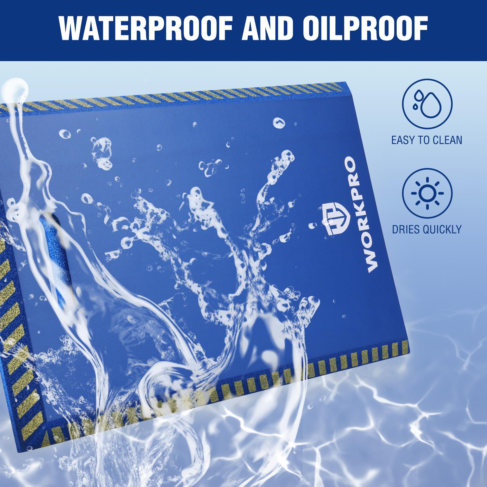 WORKPRO Extra Thick Kneeling Pad used during auto repair