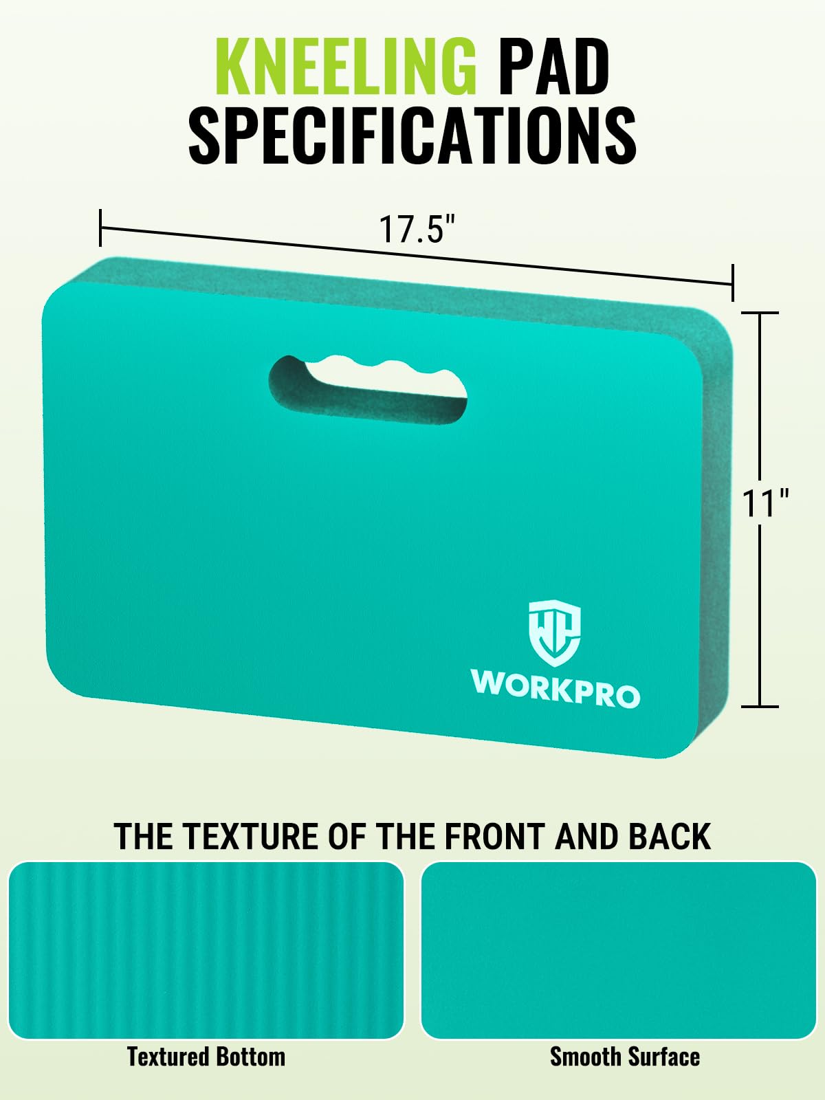 WORKPRO Extra Thick Kneeling Pad used during yoga