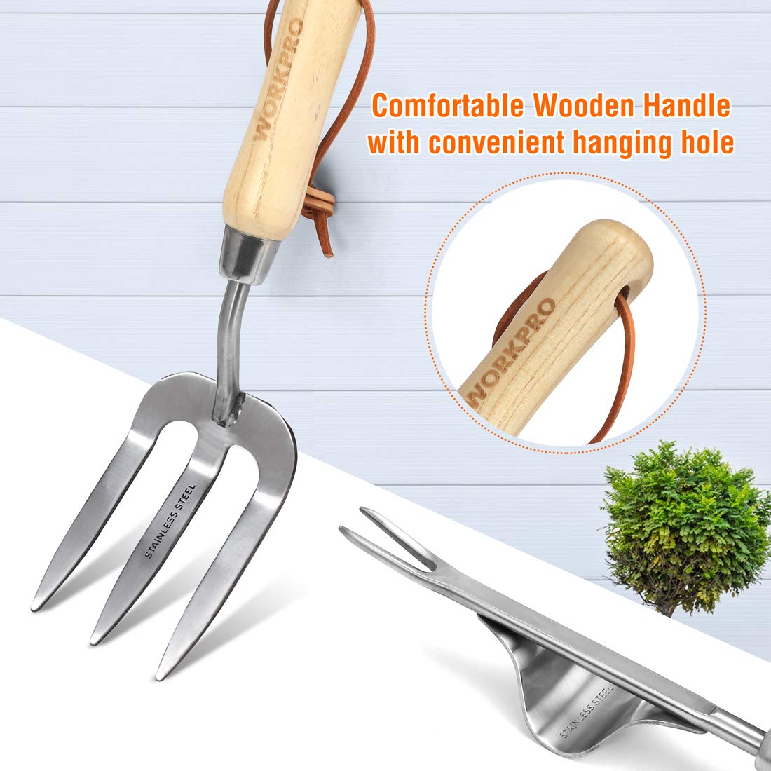 WORKPRO garden gloves included in the set