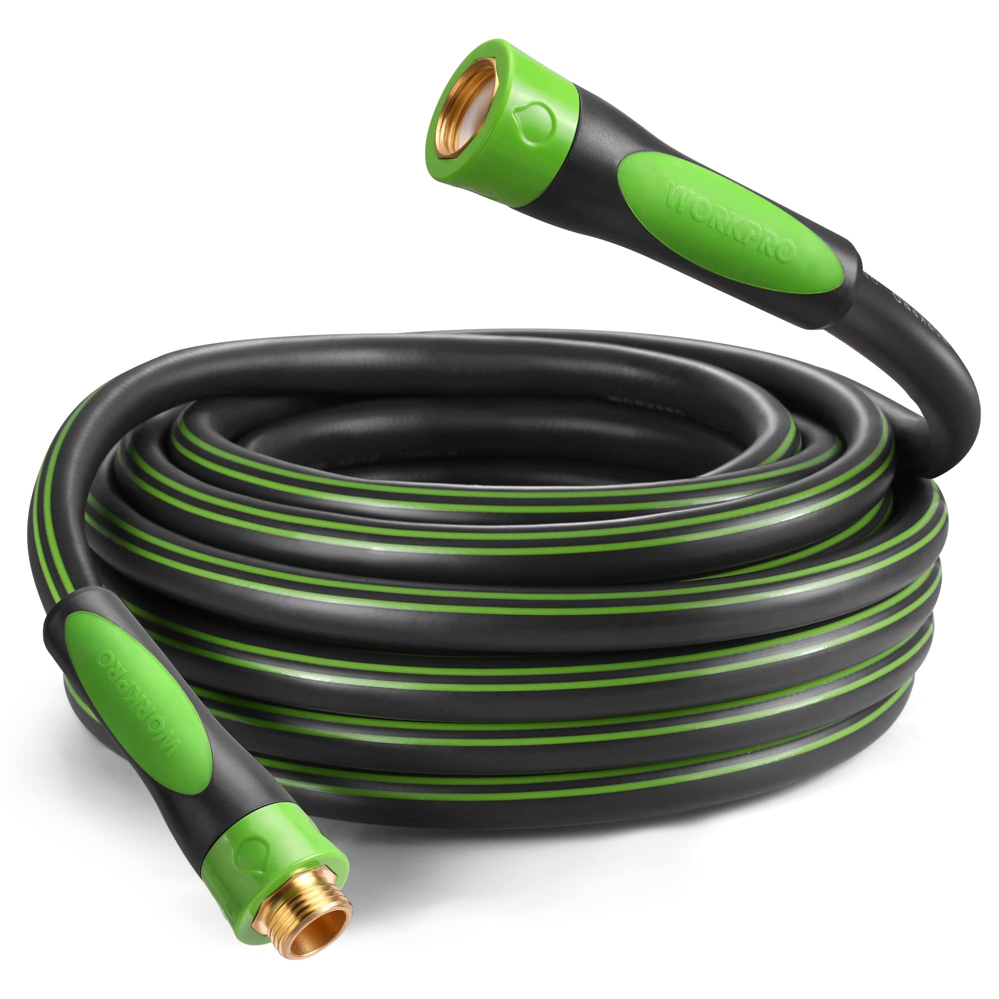 WORKPRO Garden Hose 5/8 inch x 50FT black model front view