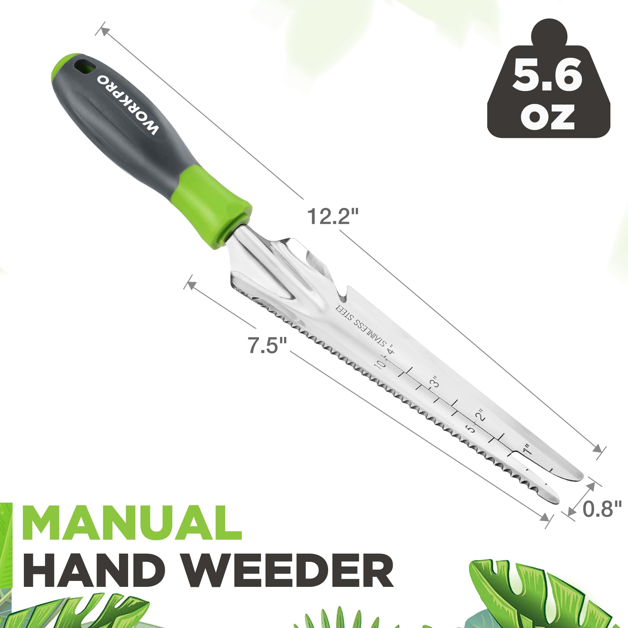 WORKPRO Hand Weeder with ergonomic handle