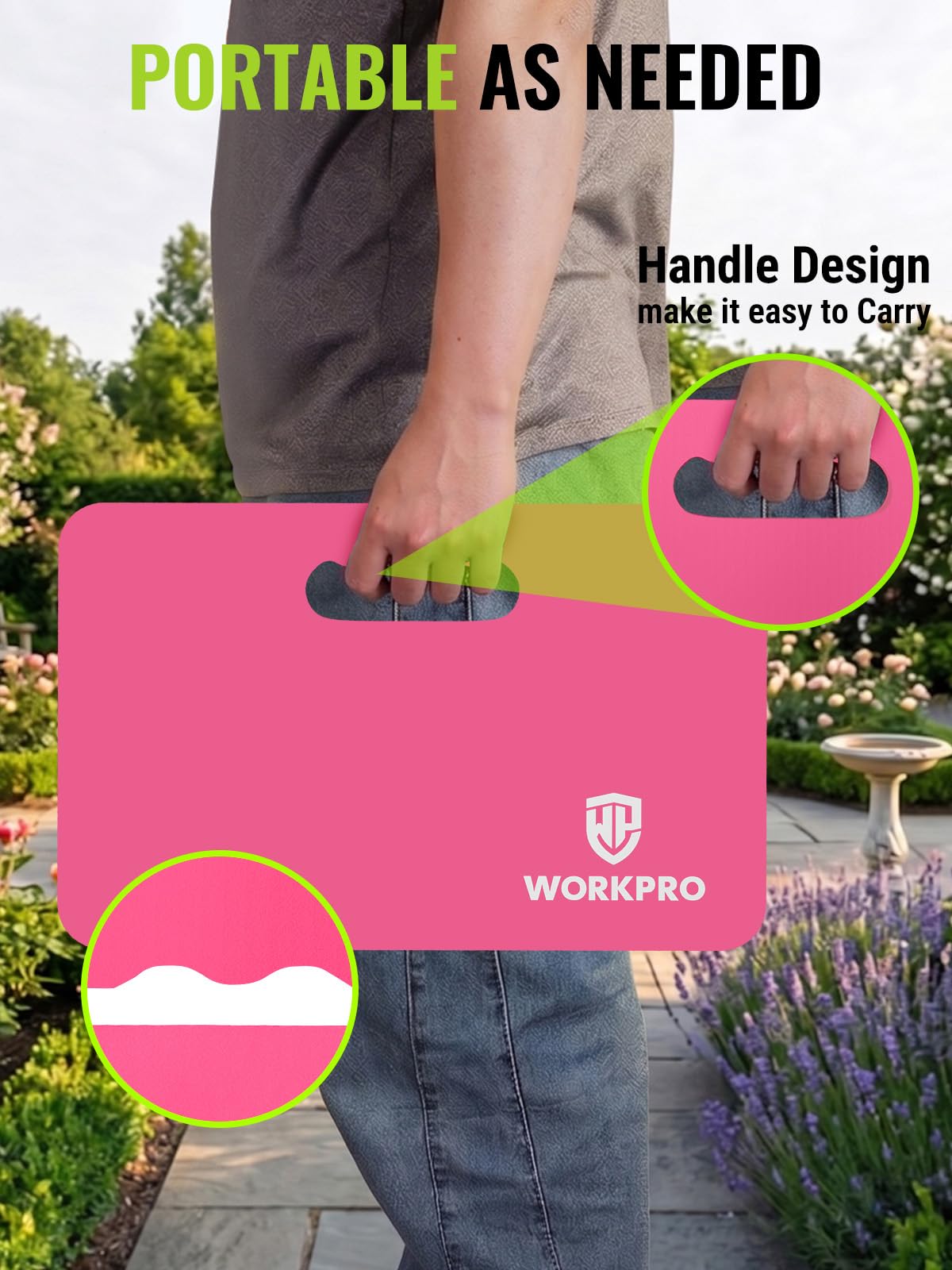 WORKPRO Kneeling Pad packaged and ready for shipping