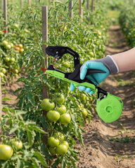 WORKPRO Plant Tying Machine side view showcasing the ergonomic handle