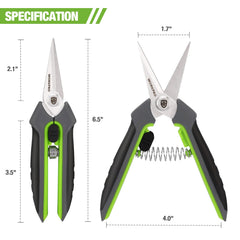 WORKPRO pruning shears with sheath packaging