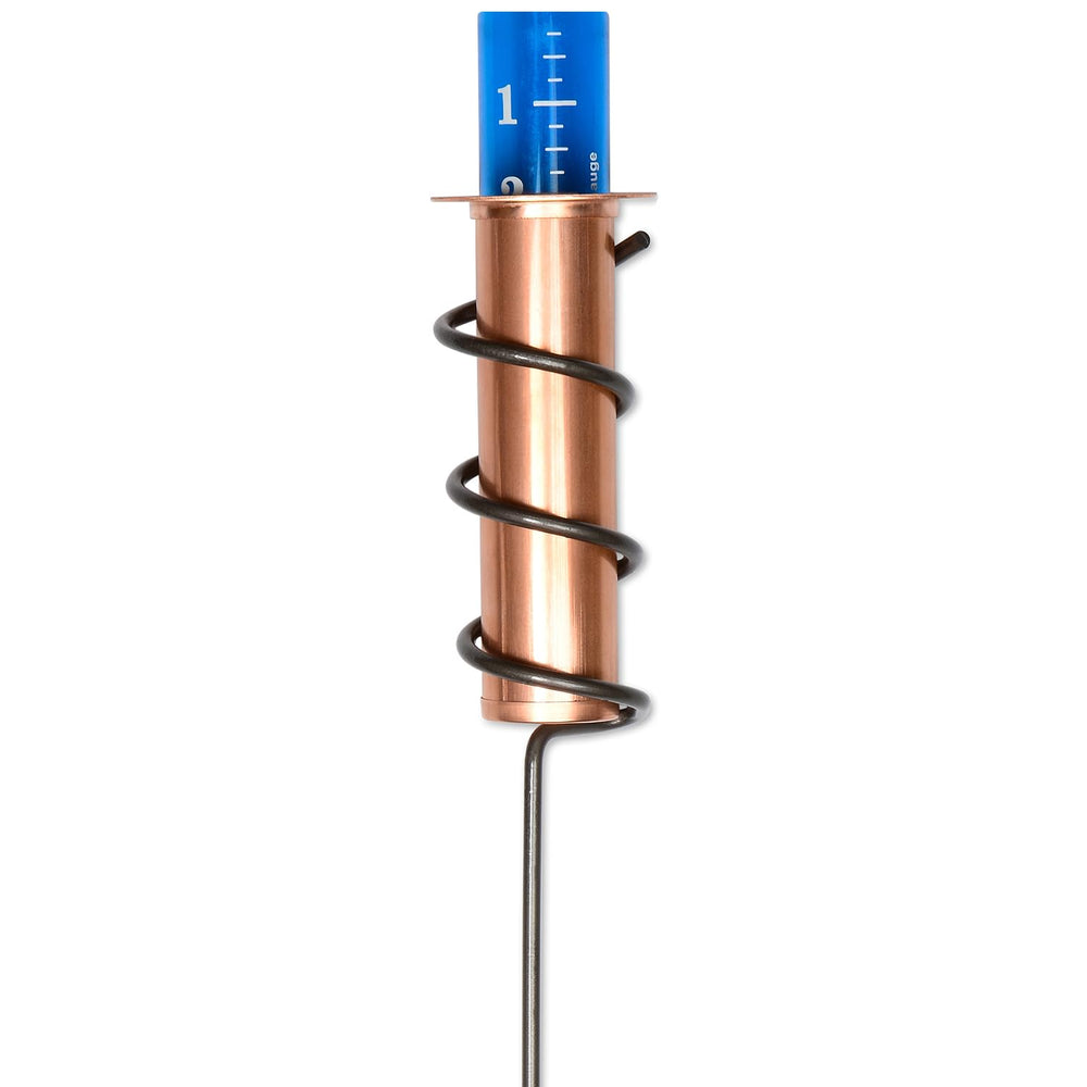World's Coolest Rain Gauge front view with floating tube