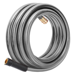 Worth 3/4 inch x 25 ft heavy duty garden hose front view