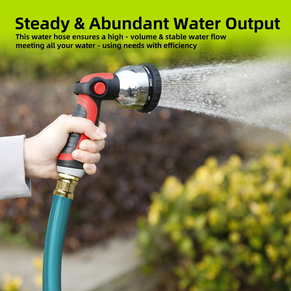 Worth garden hose showcasing its lightweight feature