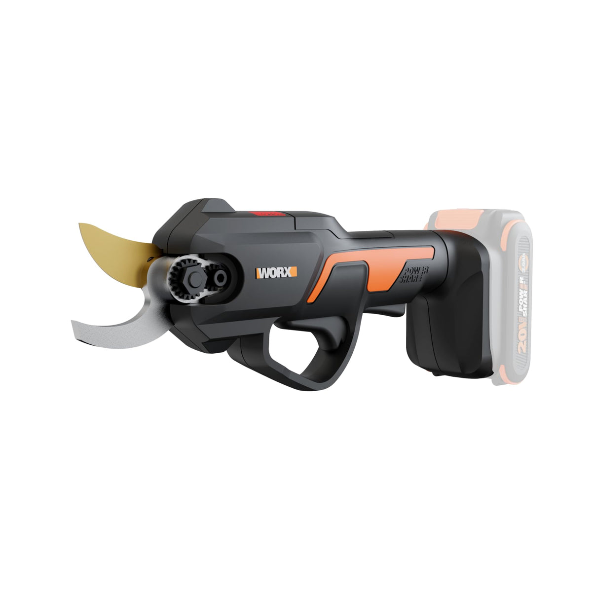 WORX 20V Cordless Pruning Shear front view