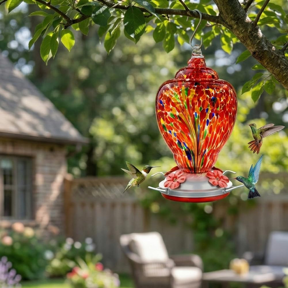 WOSIBO Hummingbird Feeder service card and cotton lanyard