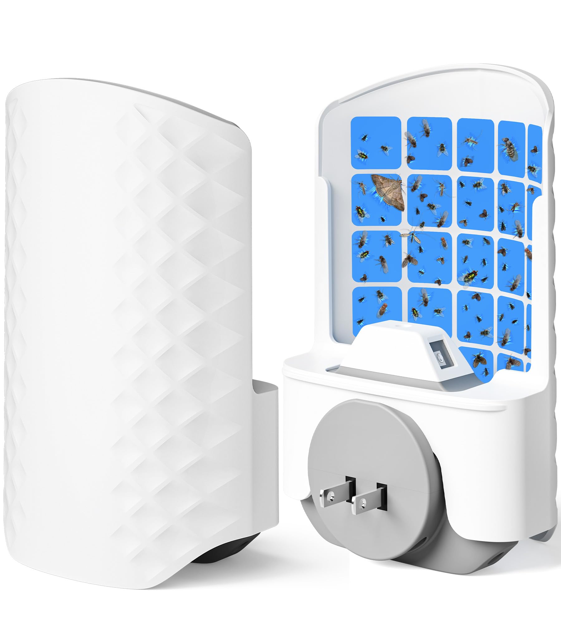 WowCatch Flying Insect Trap front view with UV light