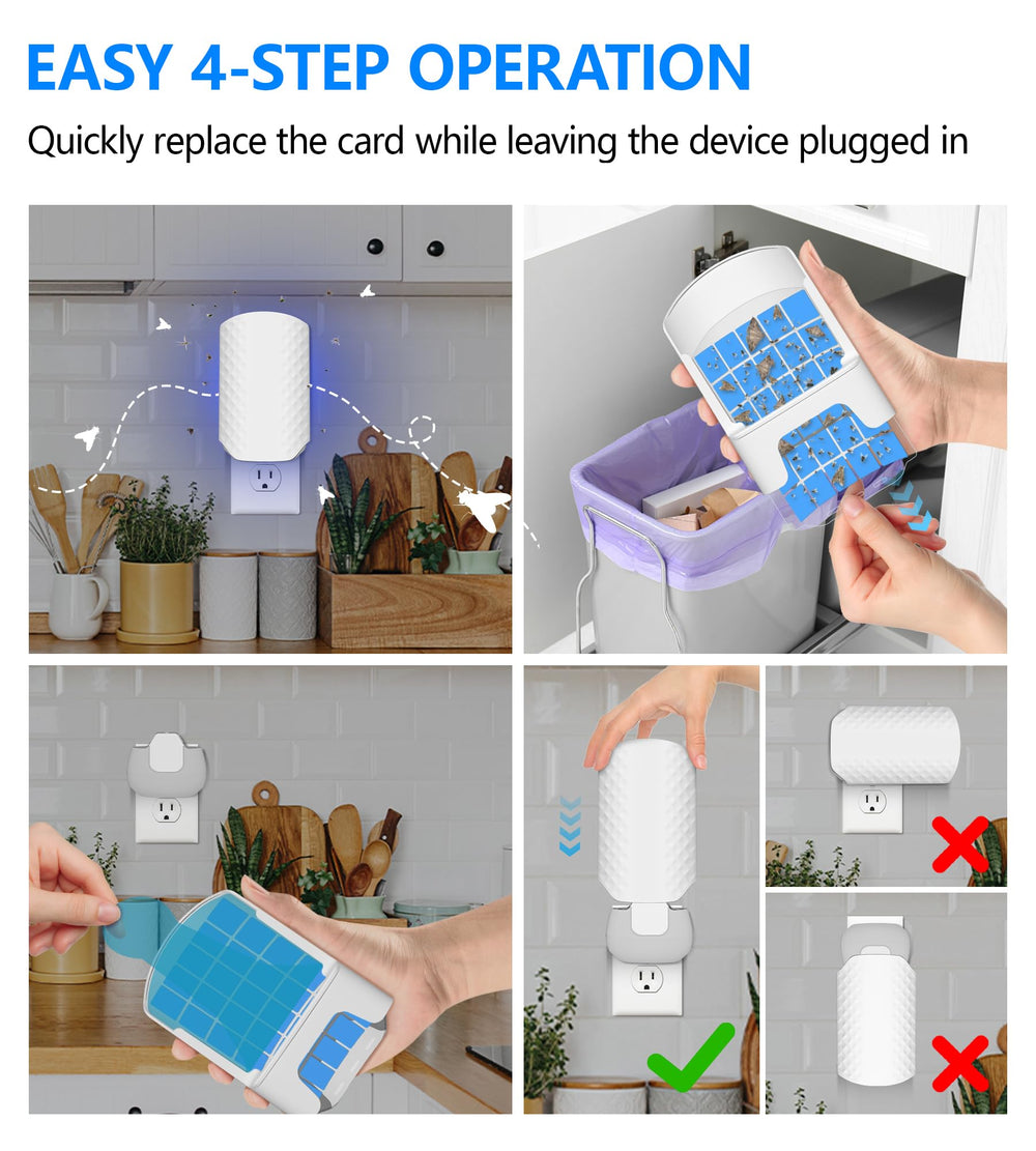 WowCatch Flying Insect Trap in a kitchen setting
