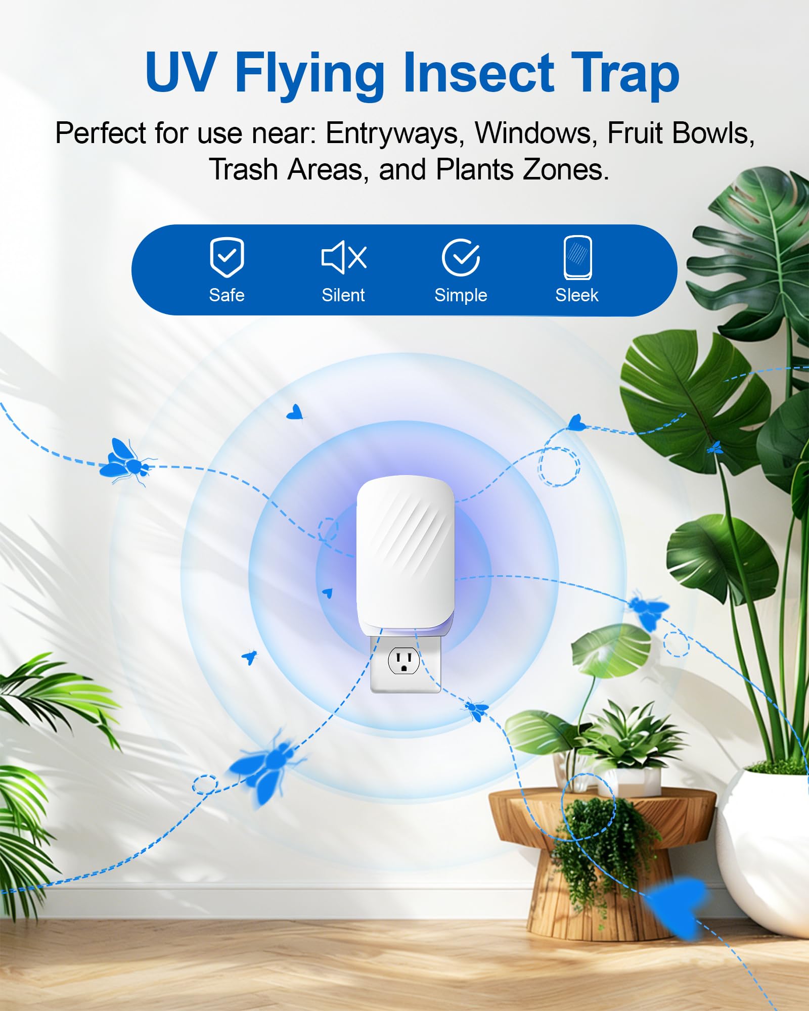 WowCatch insect trap packaging with product details