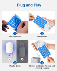 WowCatch refill card showing high-stick adhesive surface