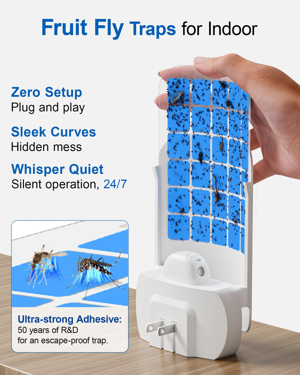 WowCatch UV light insect trap side view