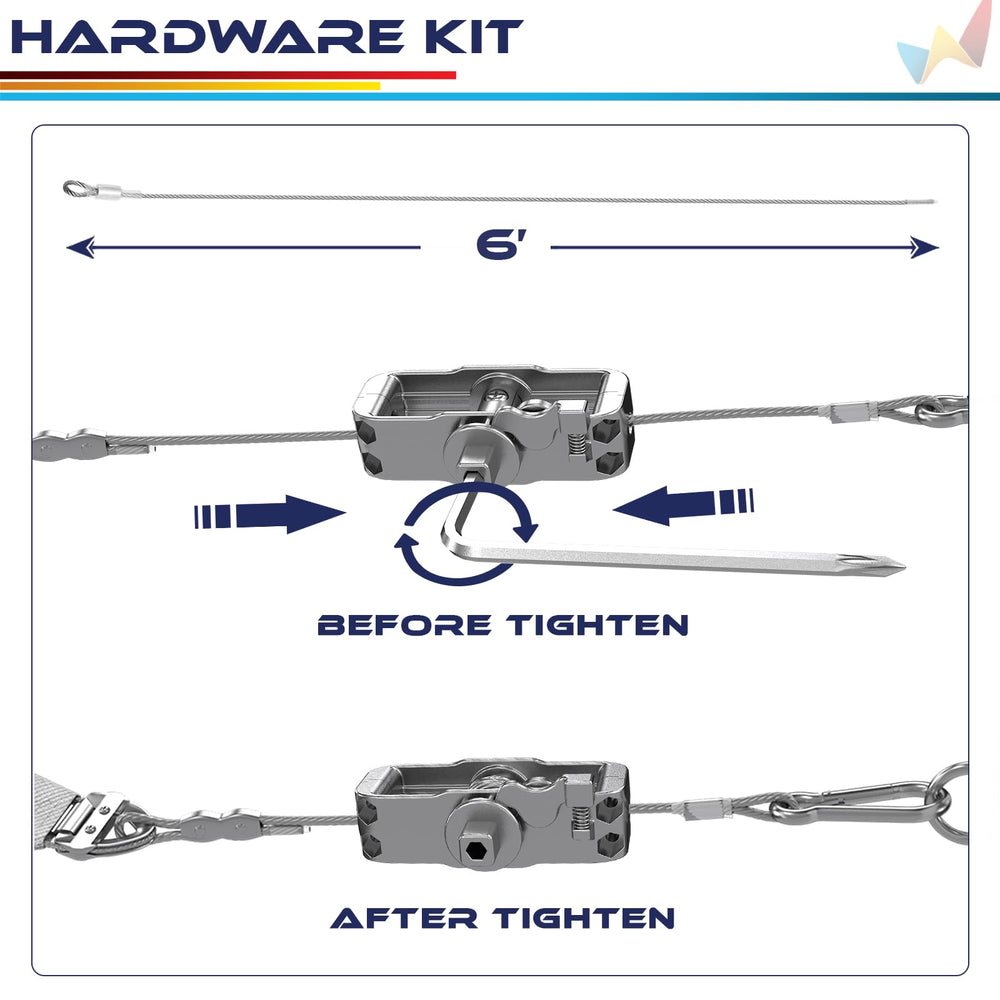 Wrench included in the Windscreen4less Sun Shade Sail Hardware Kit
