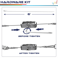Wrench included in the Windscreen4less Sun Shade Sail Hardware Kit