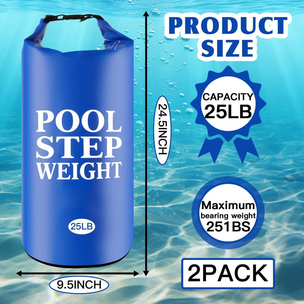 WSFSLJWDW Pool Step Weights 7.8-inch wide opening for easy filling