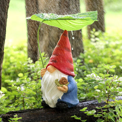 WSHMZYHOME Garden Gnome Statue in a garden setting