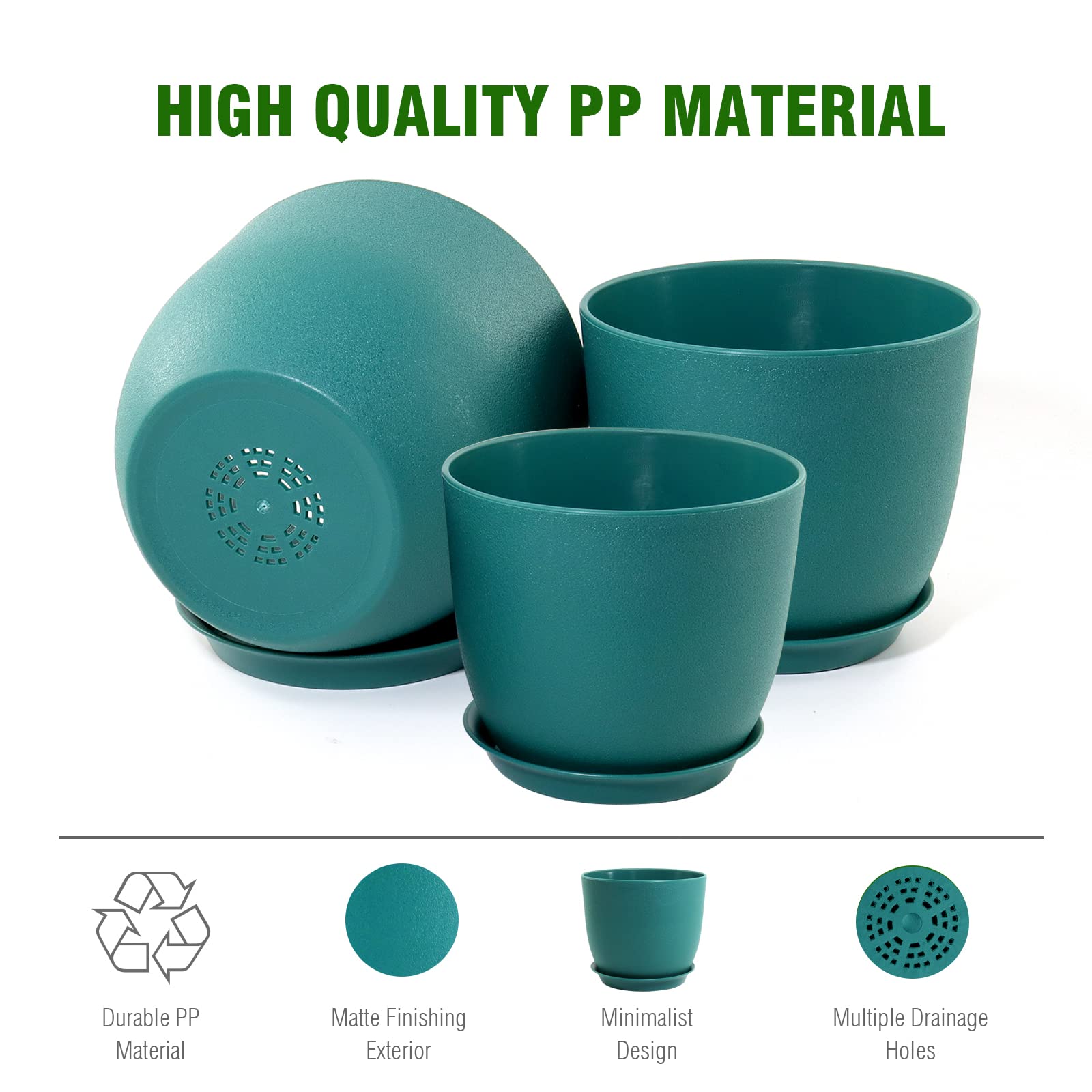 WSMKSZ flower pots with indoor plants on a shelf