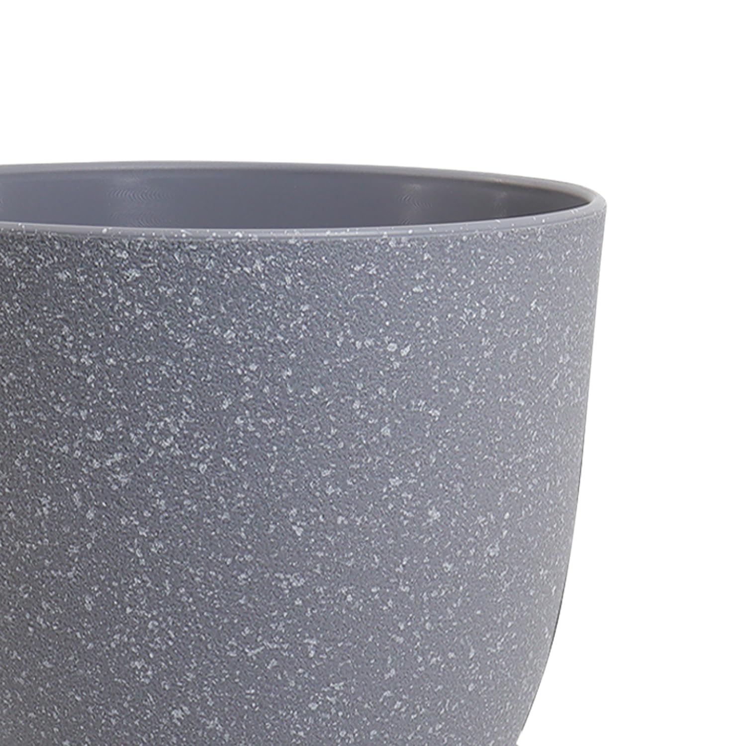 WSMKSZ speckled grey pots with houseplants