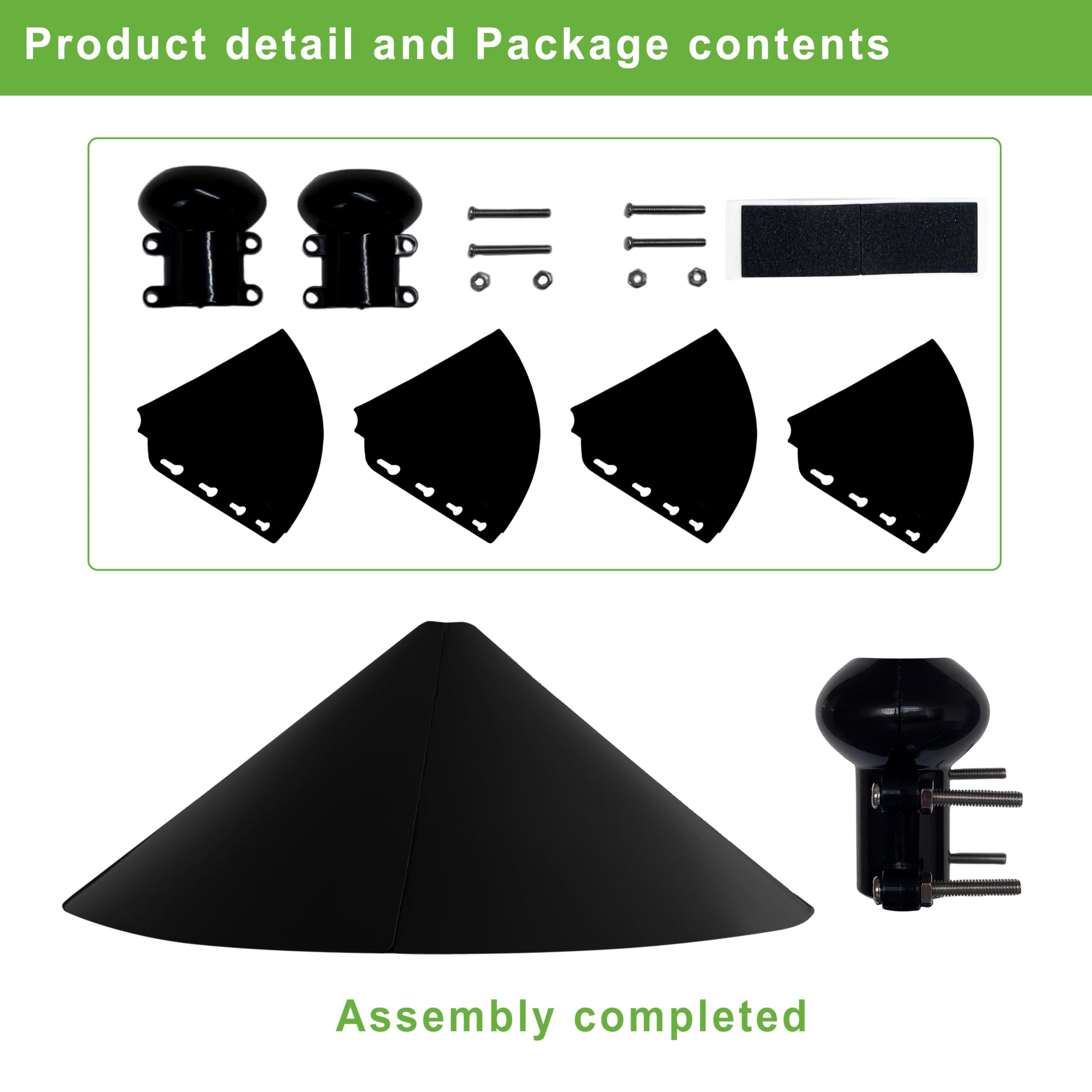 WUCYLKA Squirrel Baffle with mounting hardware included
