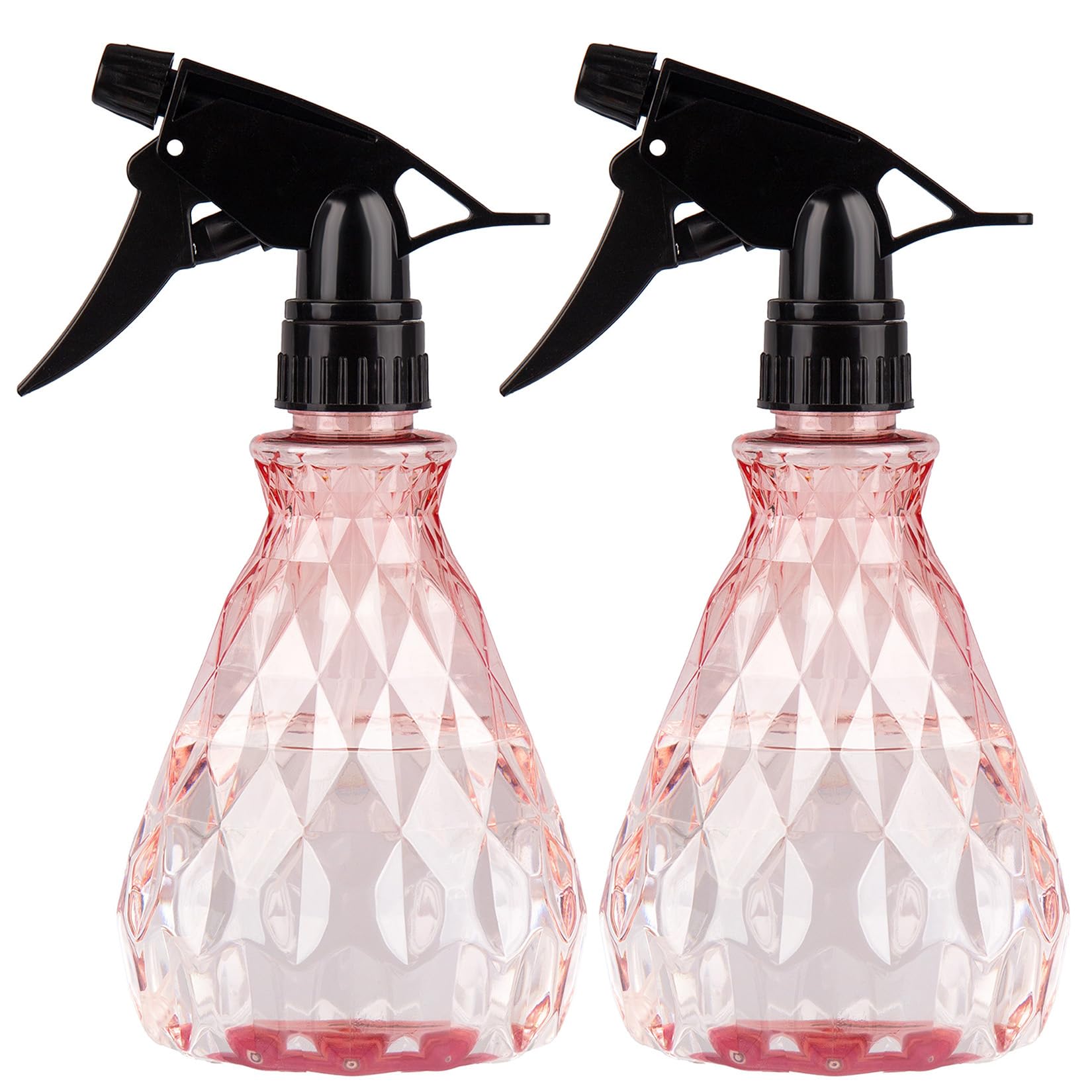 wugongshan 2 pcs spray bottles in pink, front view