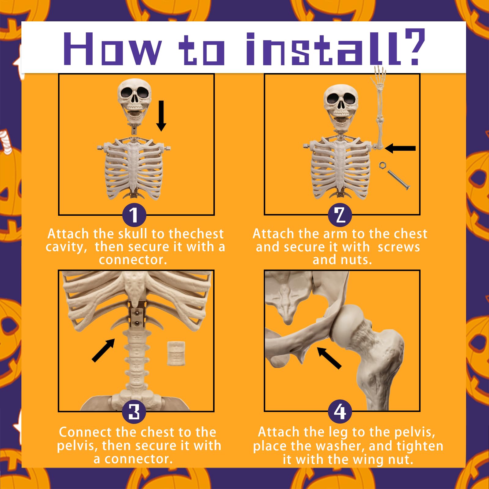 Wuridiwa Skeleton displayed indoors for Halloween