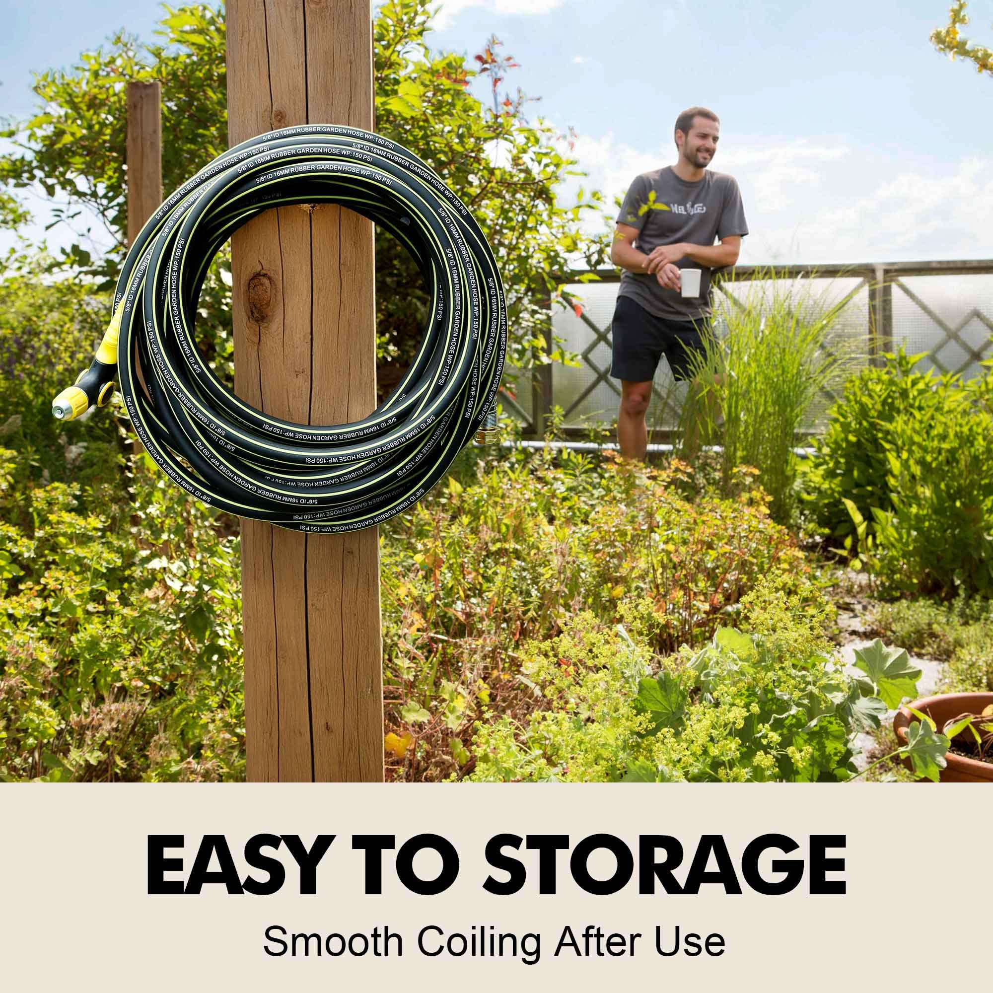 Wurzberge garden hose with spring connector
