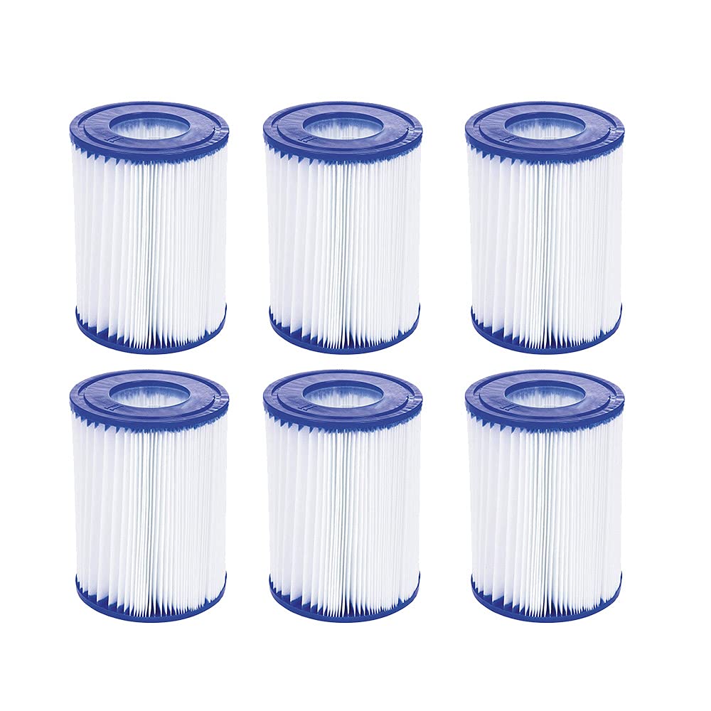WuYan 6 Pack Swimming Pool Filter cartridge front view