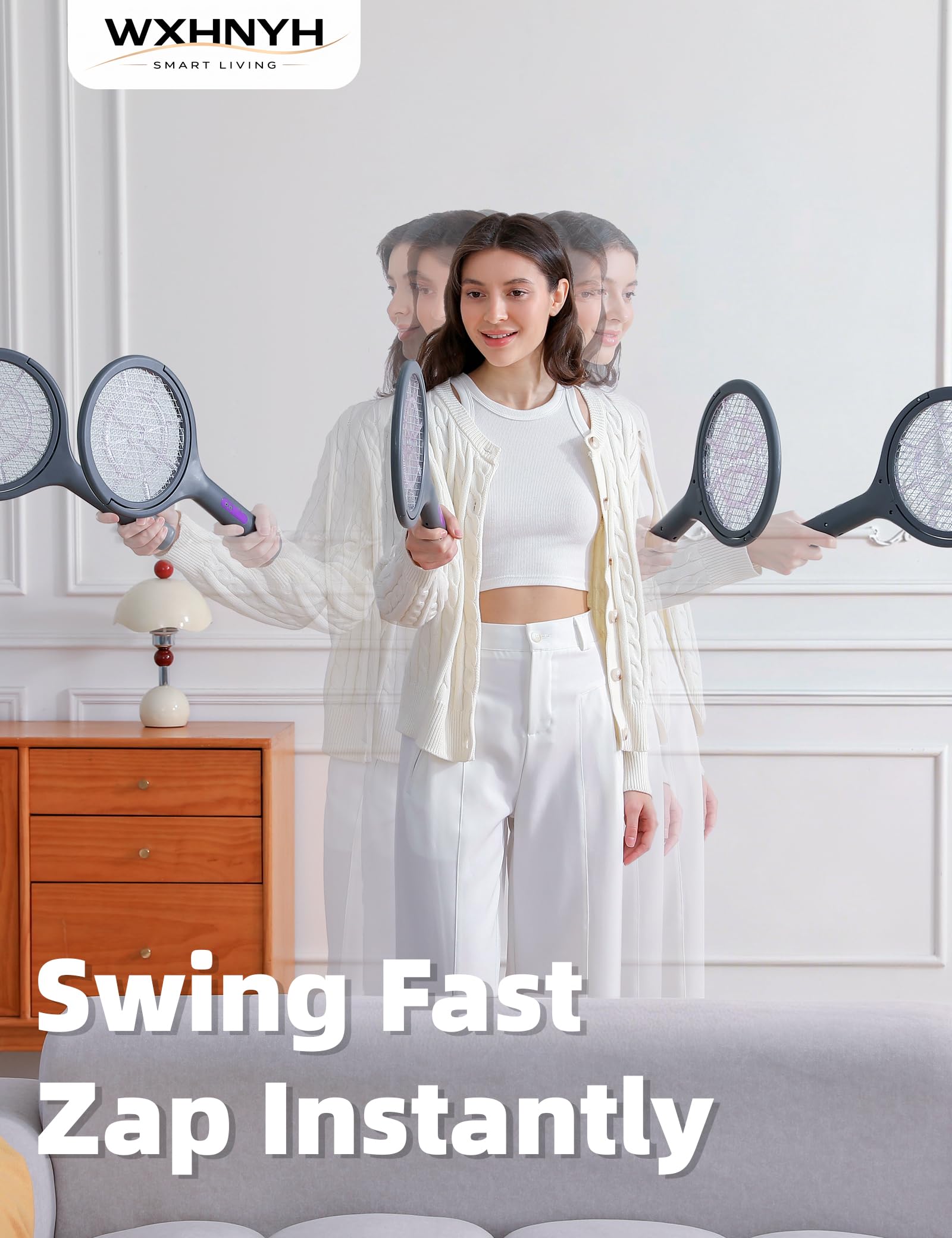WXHNYH Electric Fly Swatter back view