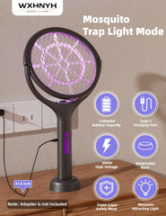 WXHNYH Electric Fly Swatter in use outdoors