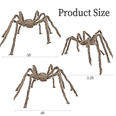 wymulot Giant Spider detailed view of hairy body and red eyes