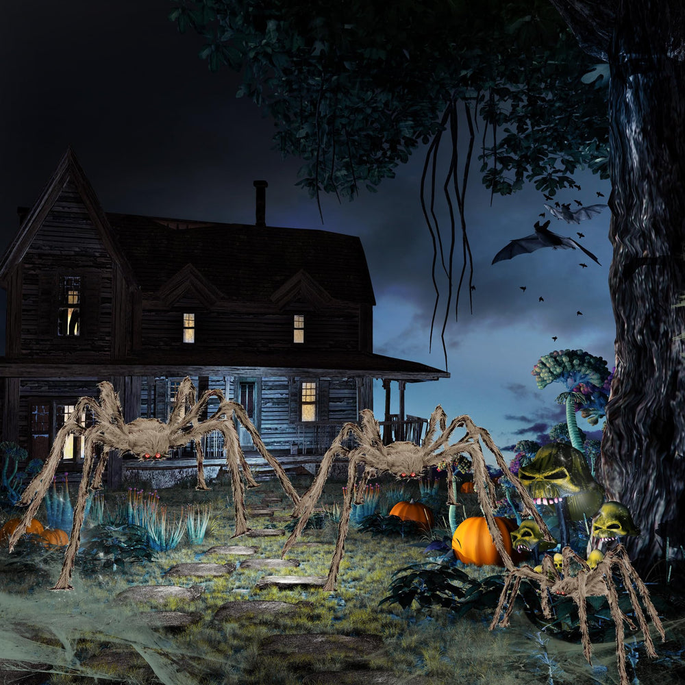 wymulot Halloween Giant Spiders in various poses