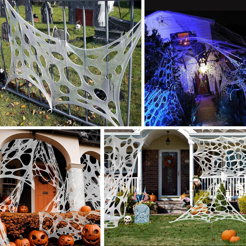 wymulot spider web laid out before cutting holes