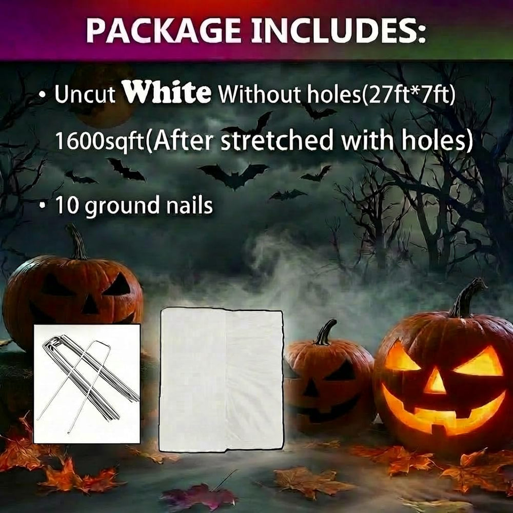 wymulot spider web packaging with included ground nails