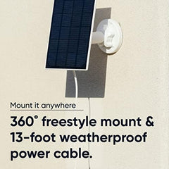 WYZE Solar Panel side view with mounting bracket