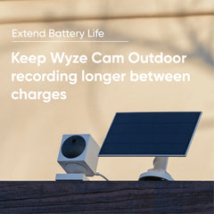 WYZE Solar Panel wall mount and accessories included