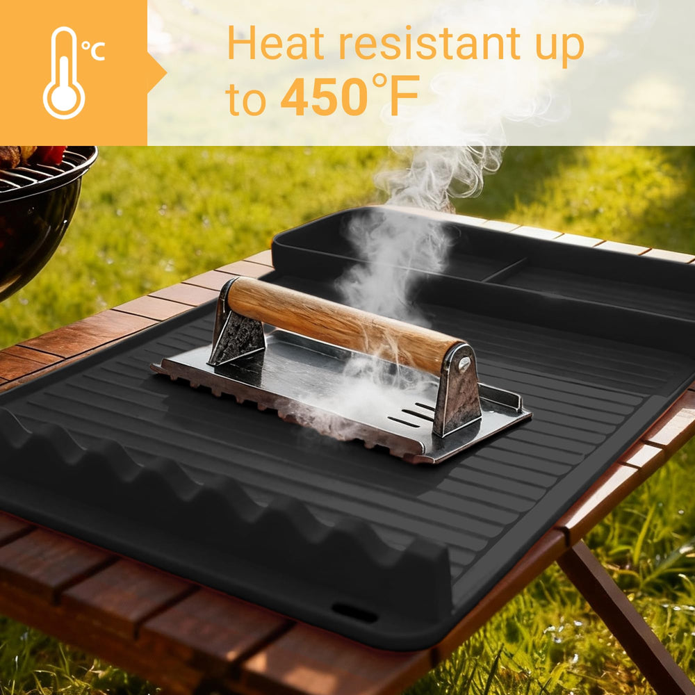 WZGUSXN Silicone Grill Mat easy storage option
