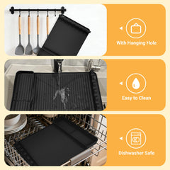 WZGUSXN Silicone Grill Mat with grilling tools