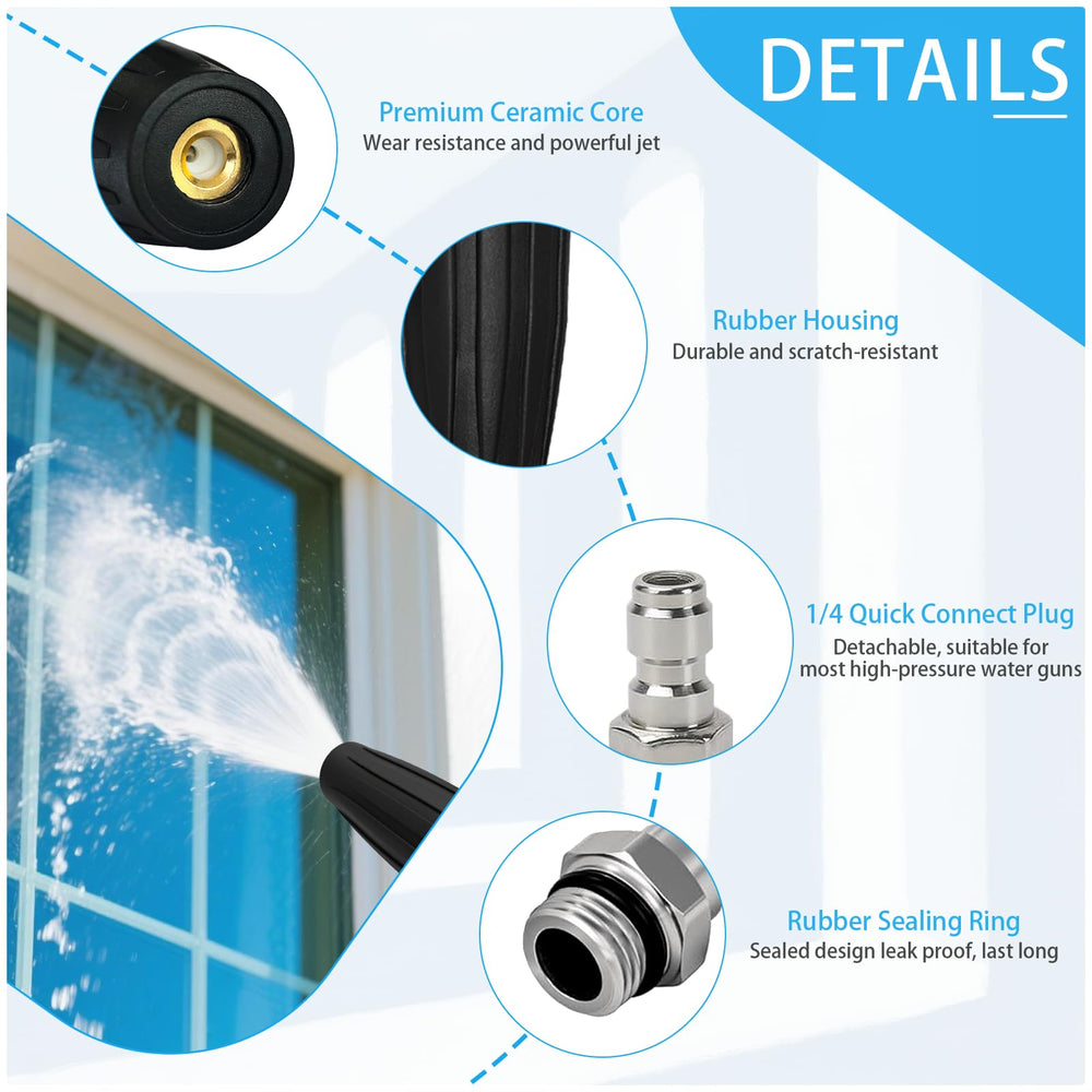 Xaxuqtu Turbo Nozzle in use cleaning a concrete patio
