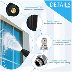 Xaxuqtu Turbo Nozzle in use cleaning a concrete patio