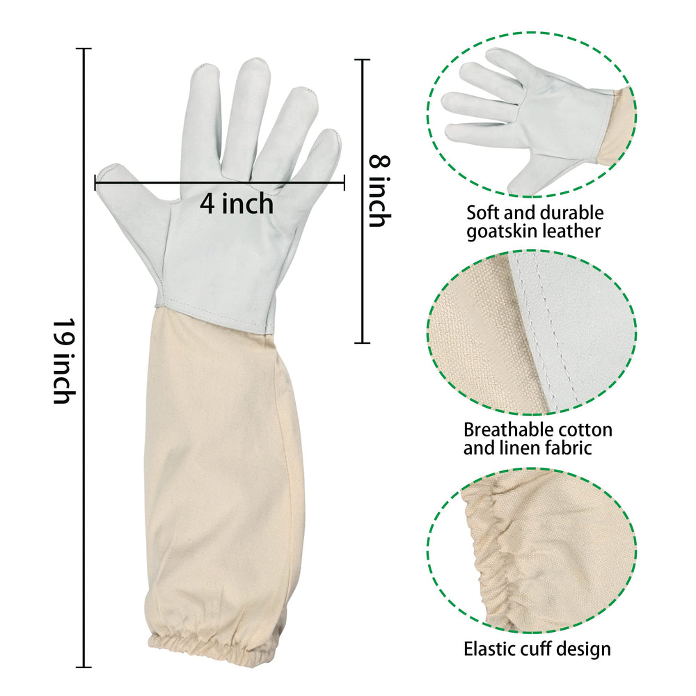 Xgunion Beekeeper Suit side view showing full body coverage