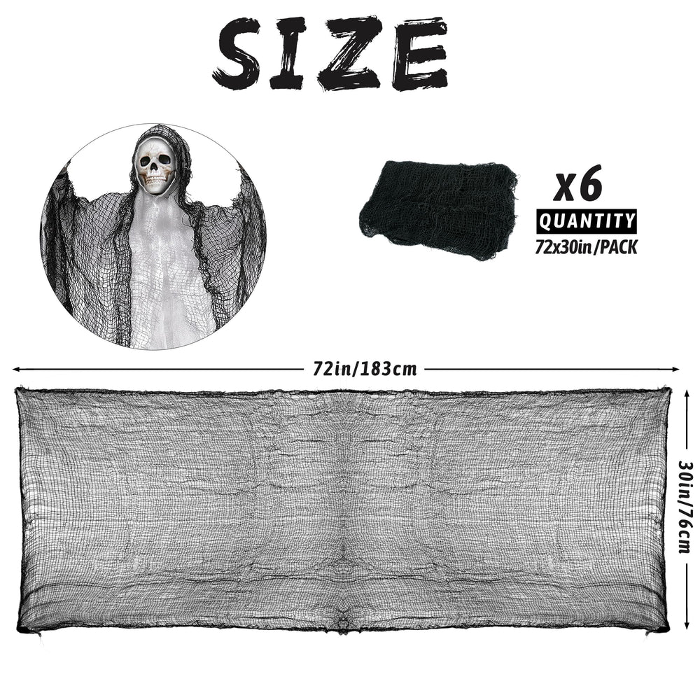Xgunion Creepy Cloth 30x72 inches hanging from a porch