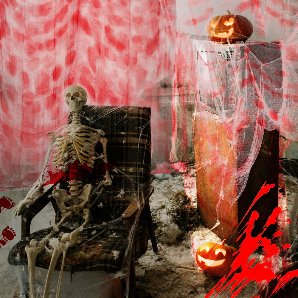 Xgunion Creepy Cloth cut into shapes for decorations