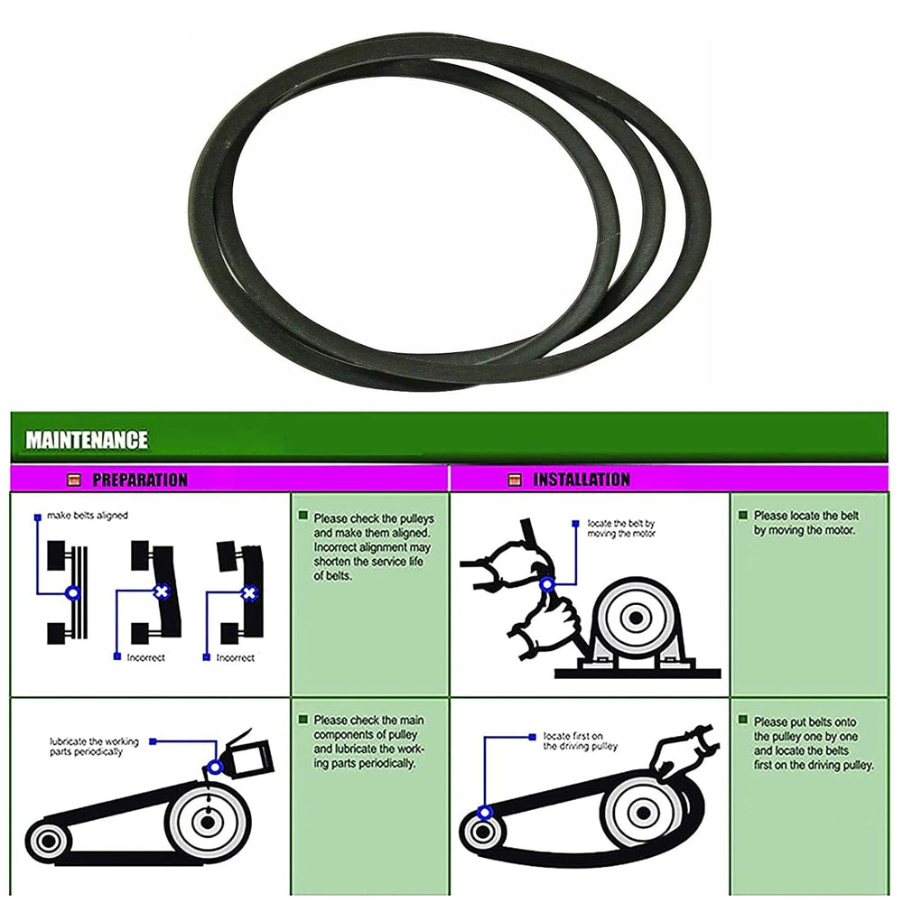 XHHKJGS Lawn Mower Replacement Belt on lawn mower